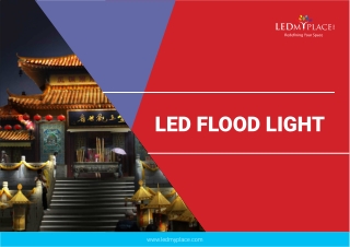 LED Flood Lights for Outdoor Security – LEDMyplace