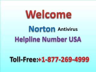 Norton Helpline Number USA 1-877-269-4999