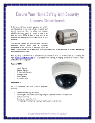 CCTV Security Cameras