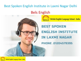 Best Spoken English Institute in Laxmi Nagar Delhi