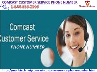 Comcast Customer Service Phone Number is running round the clock 1844-659-2999