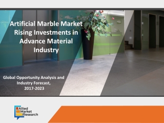 Artificial Marble Market Worldwide: Market Dynamics and Trends, Efficiencies Forecast 2023