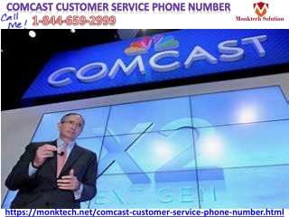 Talk to a real person via our Comcast Customer Service Phone Number 1844-659-2999