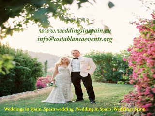 weddings in spain