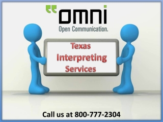 The Best Texas Interpreting Services - Omni intercommunications