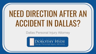 Need Direction After An Accident In Dallas?