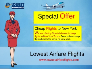 Special Offer on Cheap Flights to New York