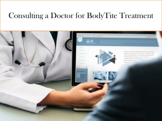 Consulting a Doctor for BodyTite Treatment