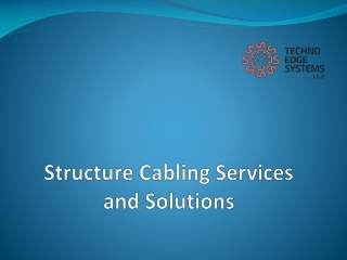 Structured Cabling Solutions in Dubai