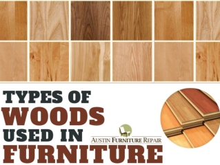 Types of woods used in furniture