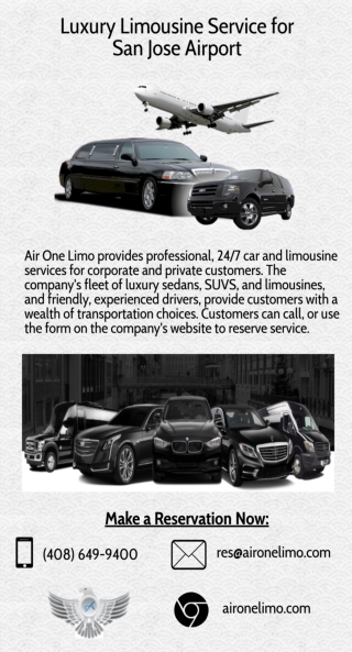 Luxury Limousine Service for San Jose Airport