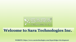 Hyperledger Development Services - Sara Technologies