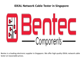 IDEAL Network Cable Tester in Singapore