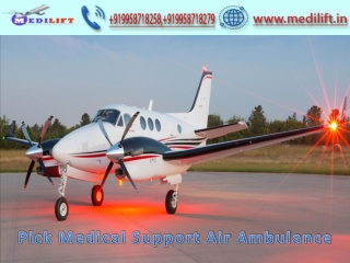 Hire Hi-Tech Emergency Air Ambulance Service in Delhi