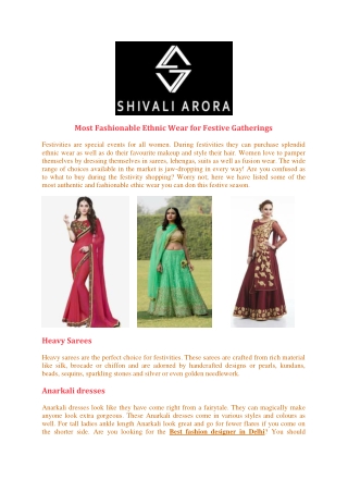 Lehenga Designer in Delhi