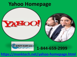Yahoo Homepage 1-844-659-2999 gets regularly updated