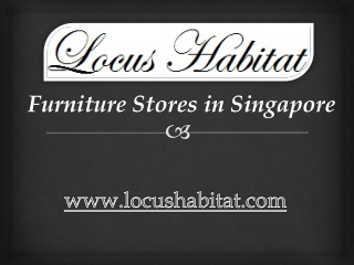 Furniture Stores in Singapore - www.locushabitat.com