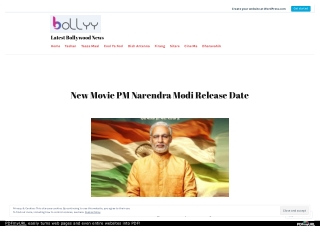 New Movie PM Narendra Modi Release Date