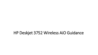 HP Deskjet 3752 Wireless Setup Guidance | 123.hp.com/dj3752