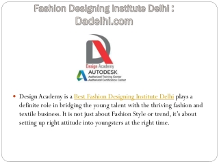 Top Fashion Designing Institute Delhi