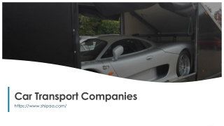 Car Transport Companies