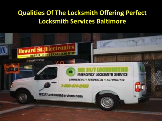 Qualities Of The Locksmith Offering Perfect Locksmith Services Baltimore
