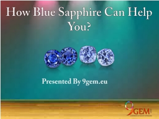 How Blue Sapphire is Beneficial for You