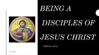 Sermon slides for Matthew 4:18-22