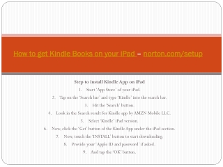 How to get Kindle Books on your iPad