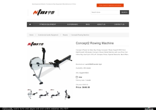 Concept 2 Rower for Sale Ntaifitness fitness equipment