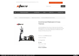 Ellipticals & Cross Trainers for Sale