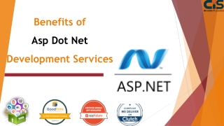 Benefits of Asp Dot Net Development Services