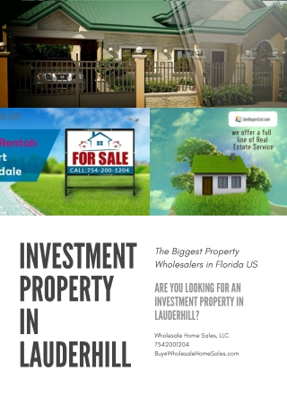 Investment property in Lauderhill