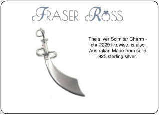 Weapon Charms Fraser Ross