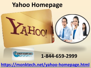 Download Yahoo Homepage 1-844-659-2999 for Google and Firefox