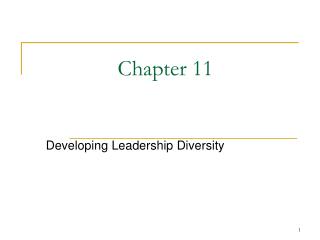 Chapter 11