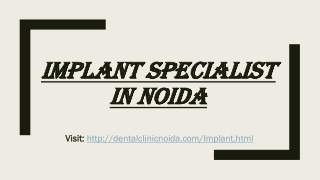 Implant specialist in Noida