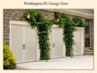 Washington DC Garage Door