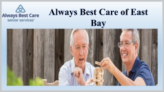 Senior Home Care Services East Bay CA - Always Best Care