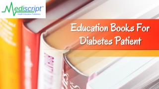 Education Books For Diabetes Patient