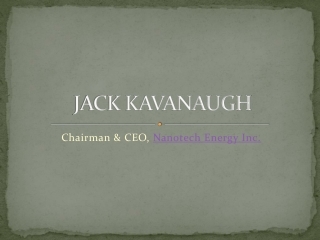 Dr. Jack Kavanaugh