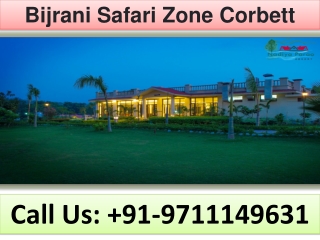 Bijrani Safari Zone Corbett
