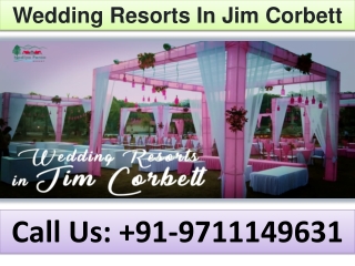 Wedding Resorts In Jim Corbett