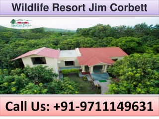 Wildlife Resort Jim Corbett