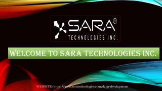 DApp Development Company | Services - Sara Technologies