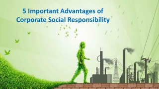 5 Important Advantages of Corporate Social Responsibility