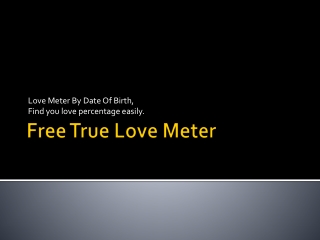 True love Meter