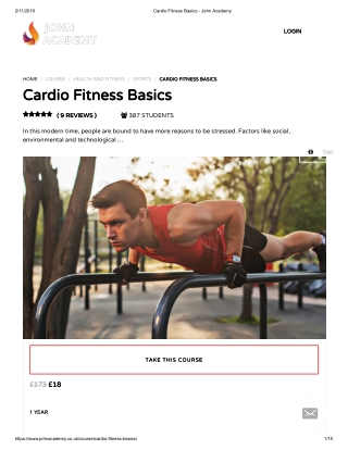 Cardio Fitness Basics - John Academy