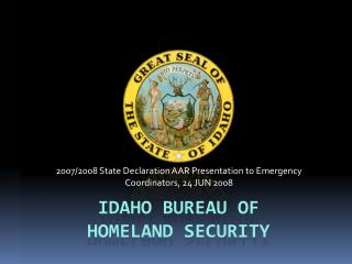 Idaho Bureau of Homeland Security