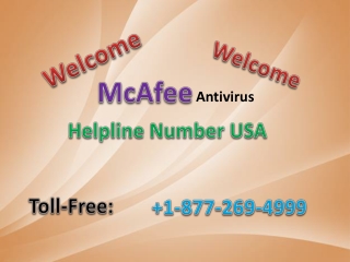 McAfee Helpline Number USA 1-877-269-4999
